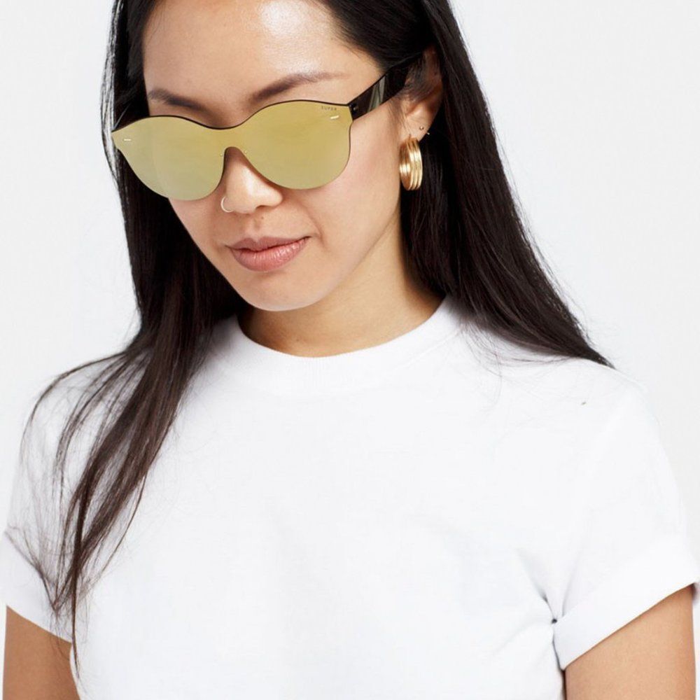 RETROSUPERFUTURE Tuttolente Mona gold Sunglasses